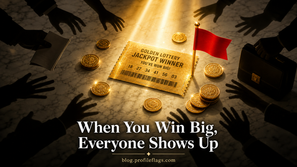 When You Win Big, Everyone Shows Up: Red Flags Lottery Winners Need to Know